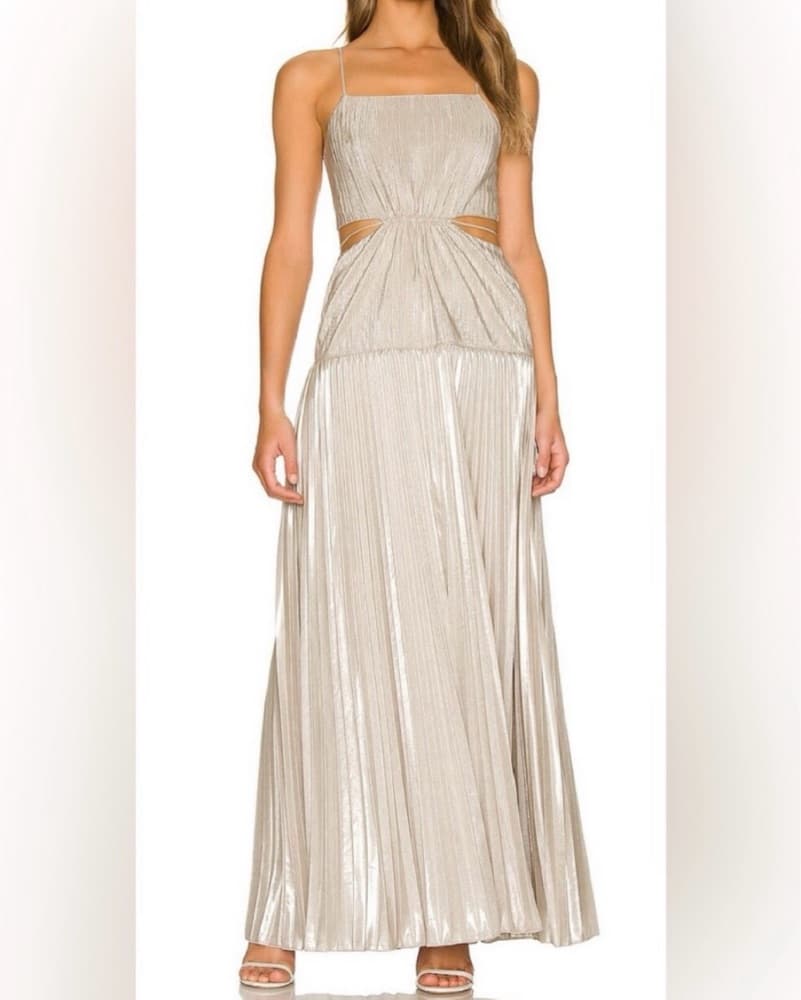 Jonathan Simkhai Daisy Pleates Dress - Image 1
