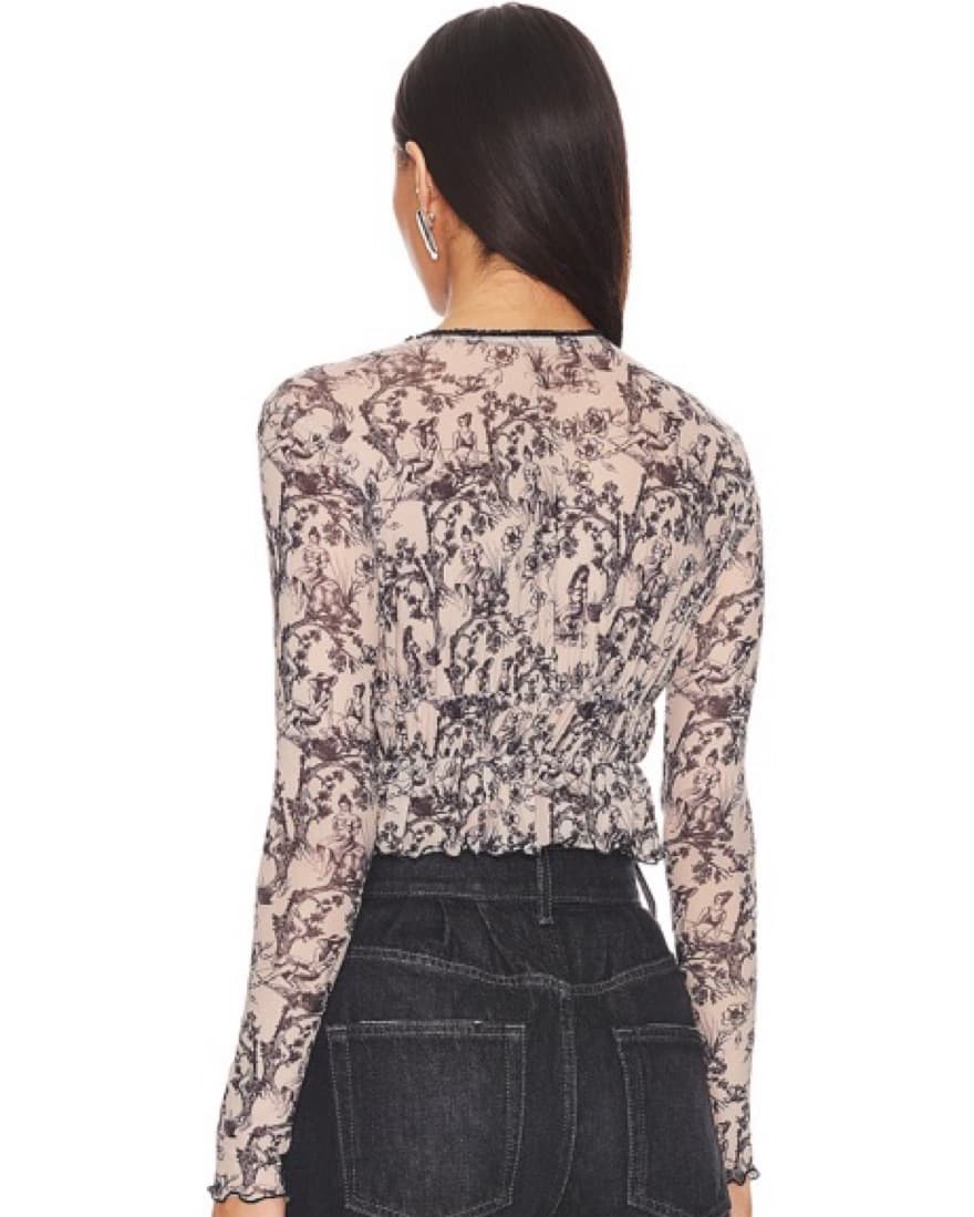 Ruched Cardi Top - Image 2
