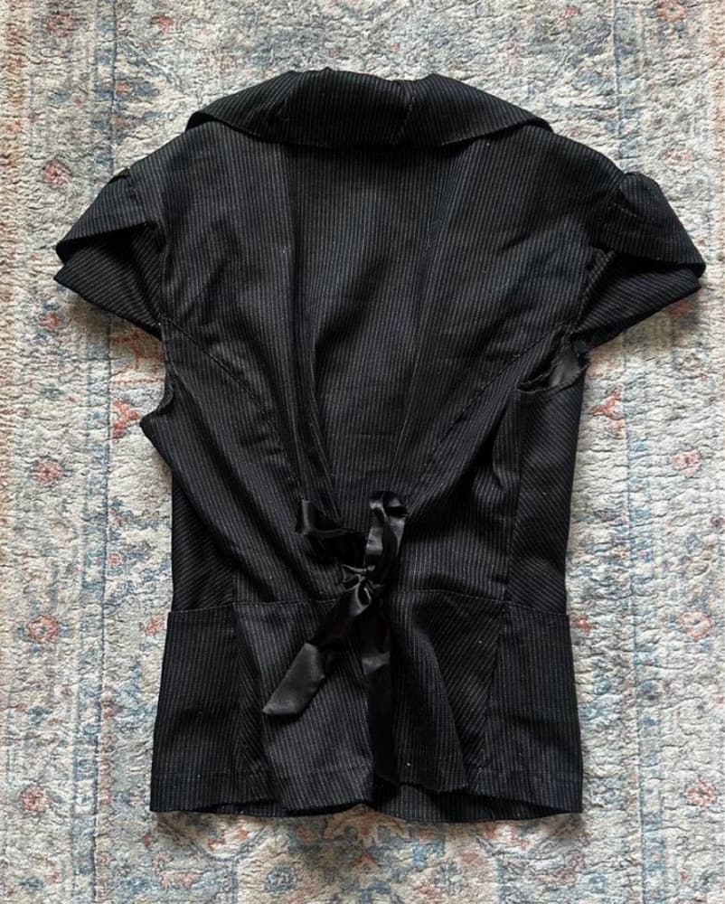 Doll Black Button Top  - Image 3