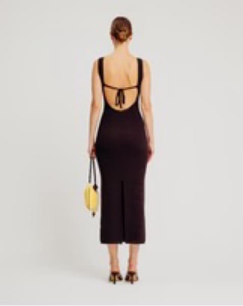Torn by Ronny Kobo Brown Madi Dress - Image 2