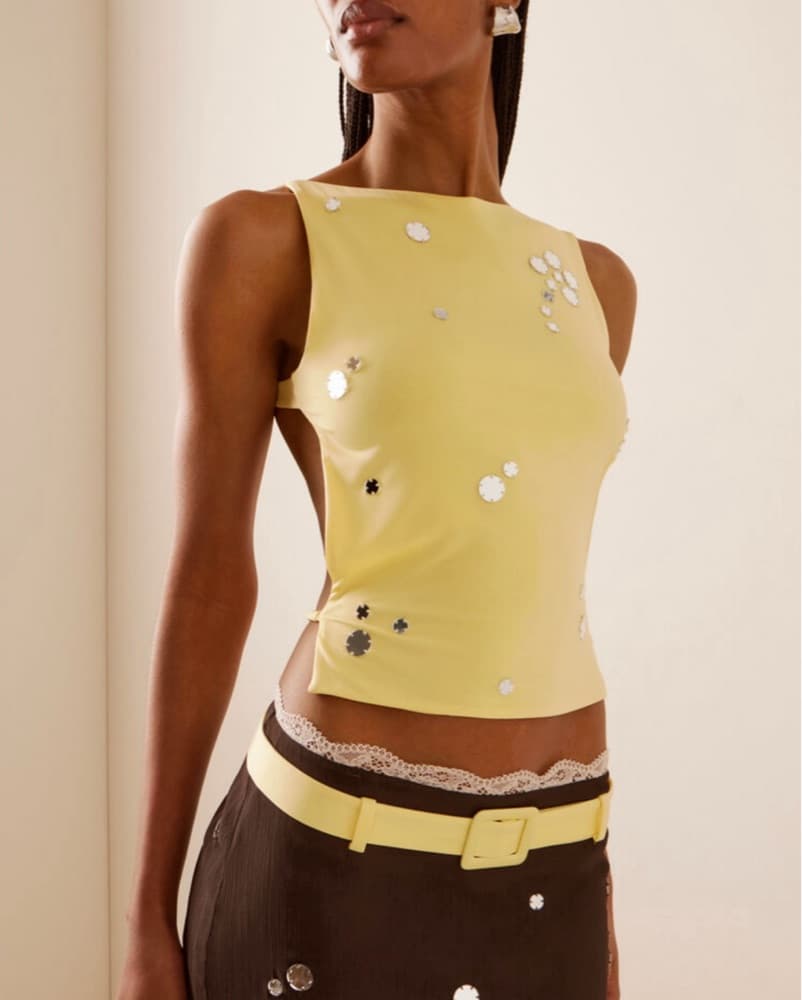 Siedres Butter Yellow Top  - Image 1
