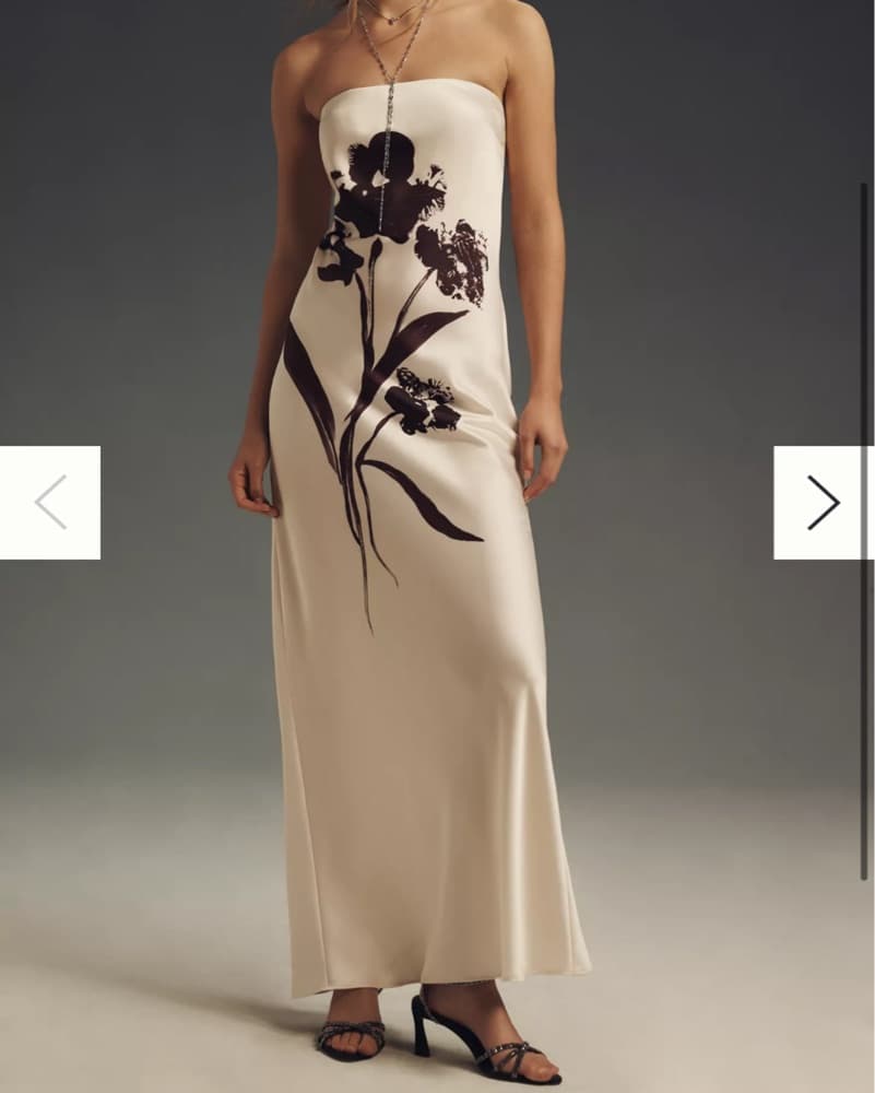 Elegant Floral Maxi Dress - Image 1
