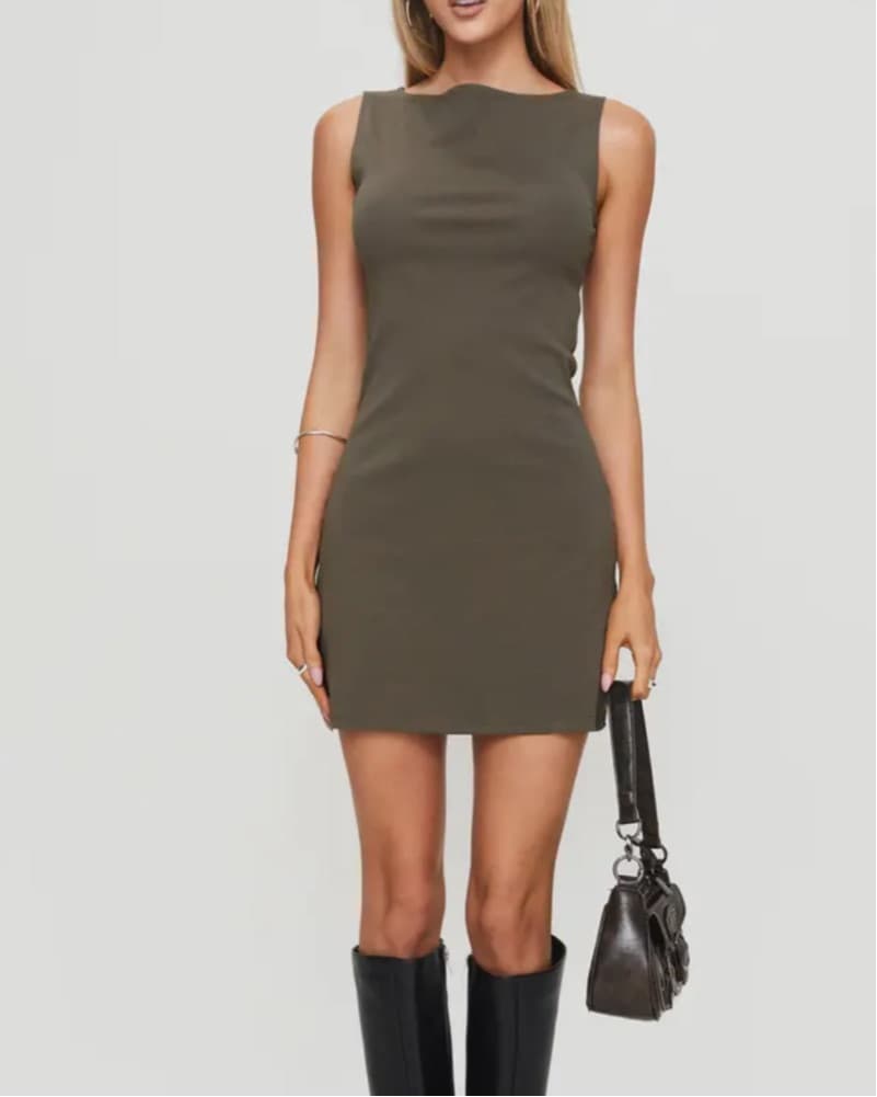 Princess Polly Grey Dress - Image 2