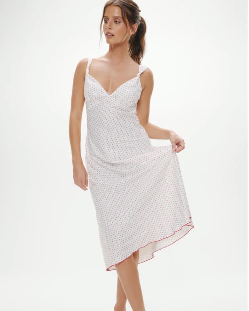 Frankies Bikinis Gem Midi Slip Dress - Image 1
