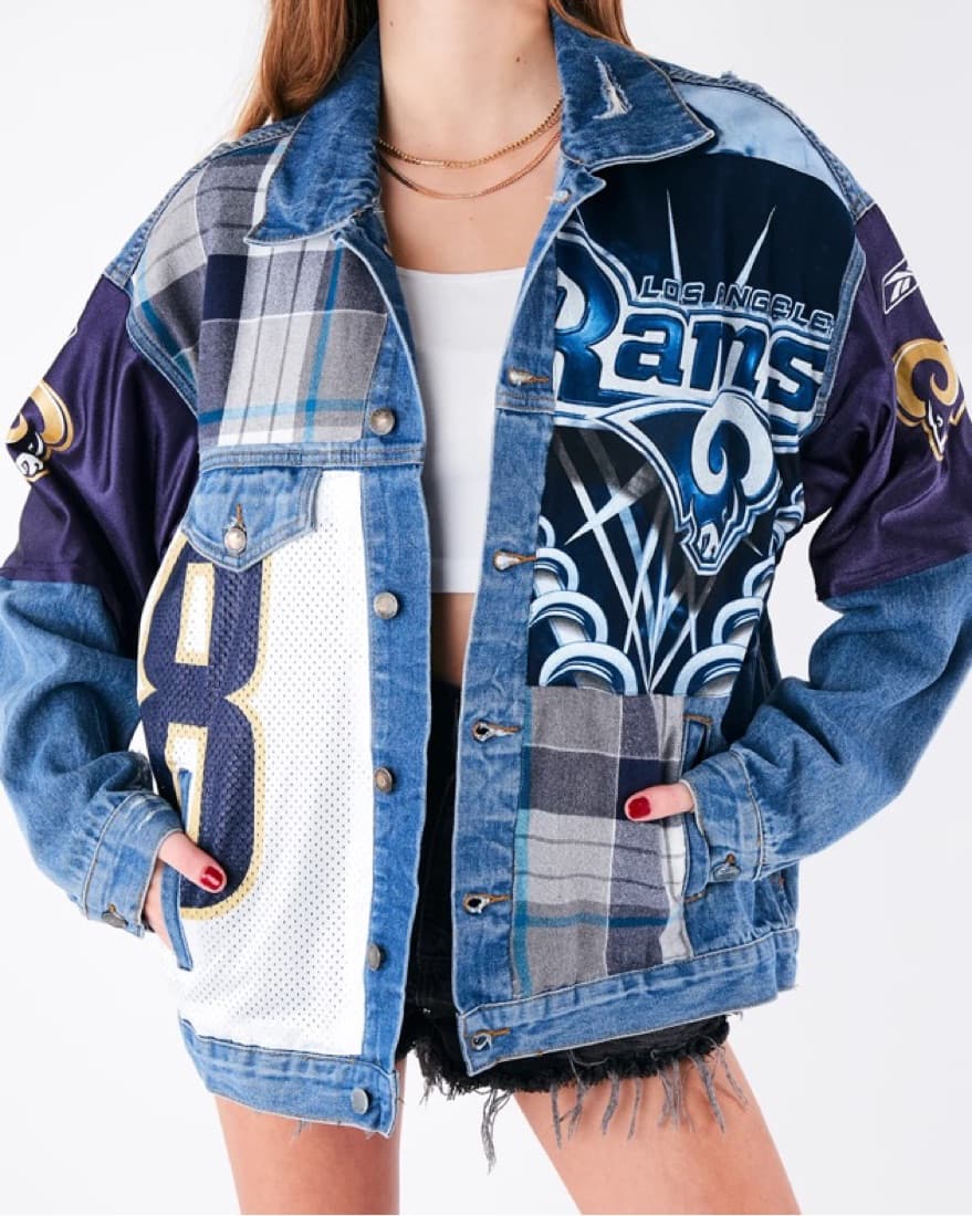 LA Rams Denim Jacket - Image 1