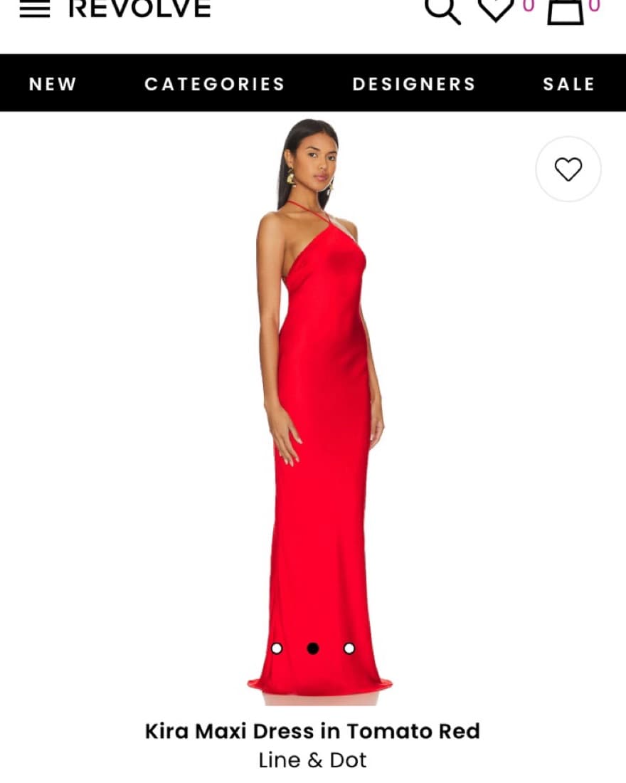 Red Revolve Formal Dress - Image 1