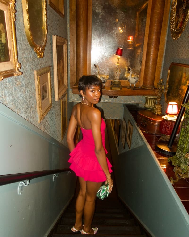 Mini Ruffle Dress  - Image 2