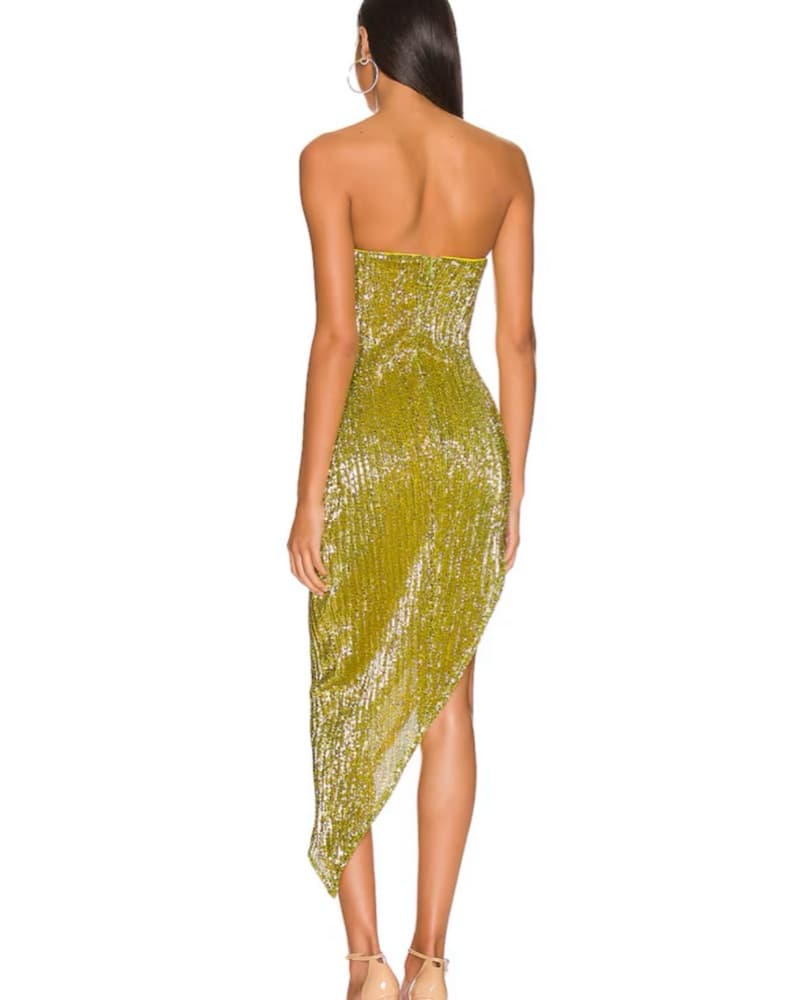 Mackenzie Midi Dress in Limoncello - Image 2