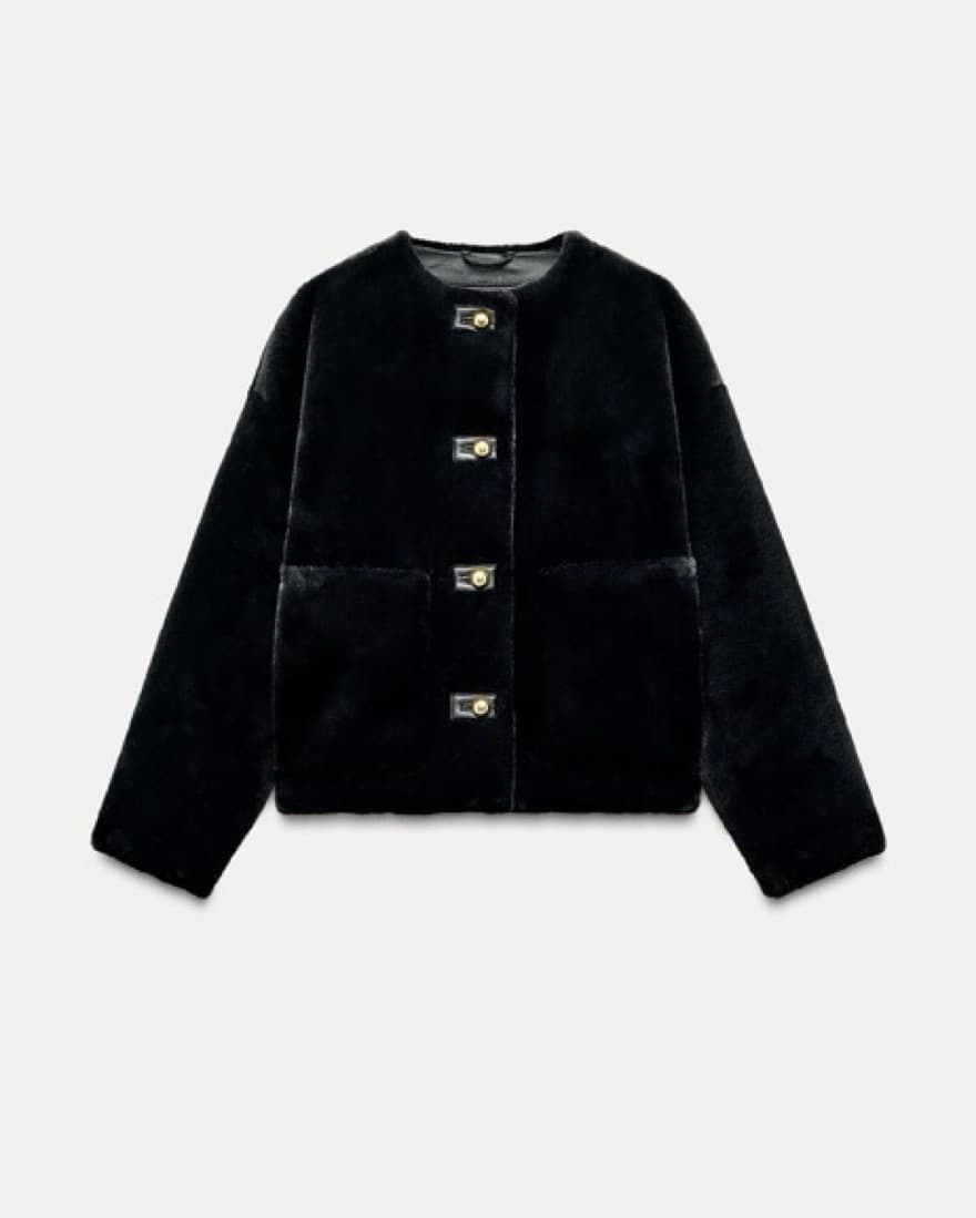 Zara Fur Jacket  - Image 1