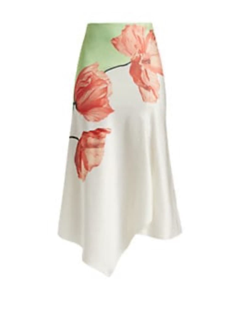 Alice And Olivia Floral Midi Skirt - Image 2