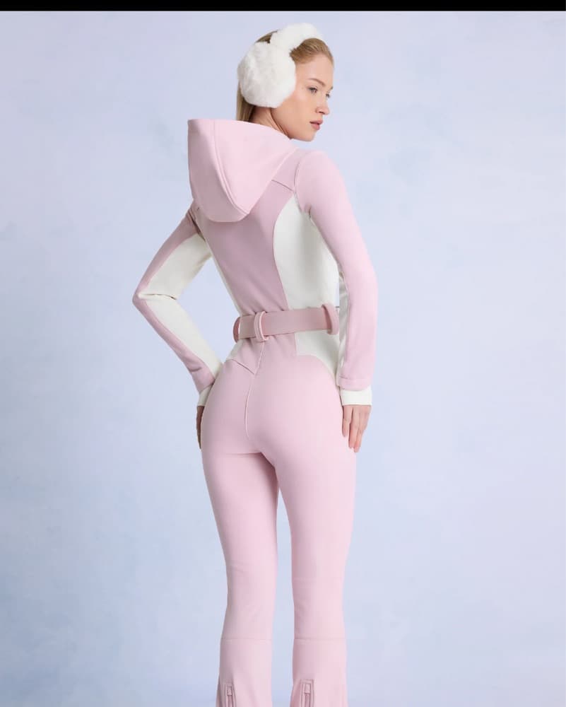 Bo Tee Pink White Ski Suit  - Image 2