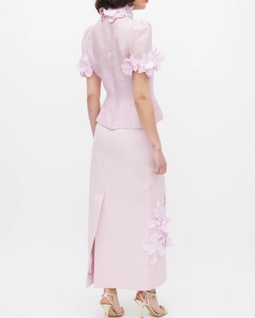 Zimmermann Flower Applique Skirt  - Image 4