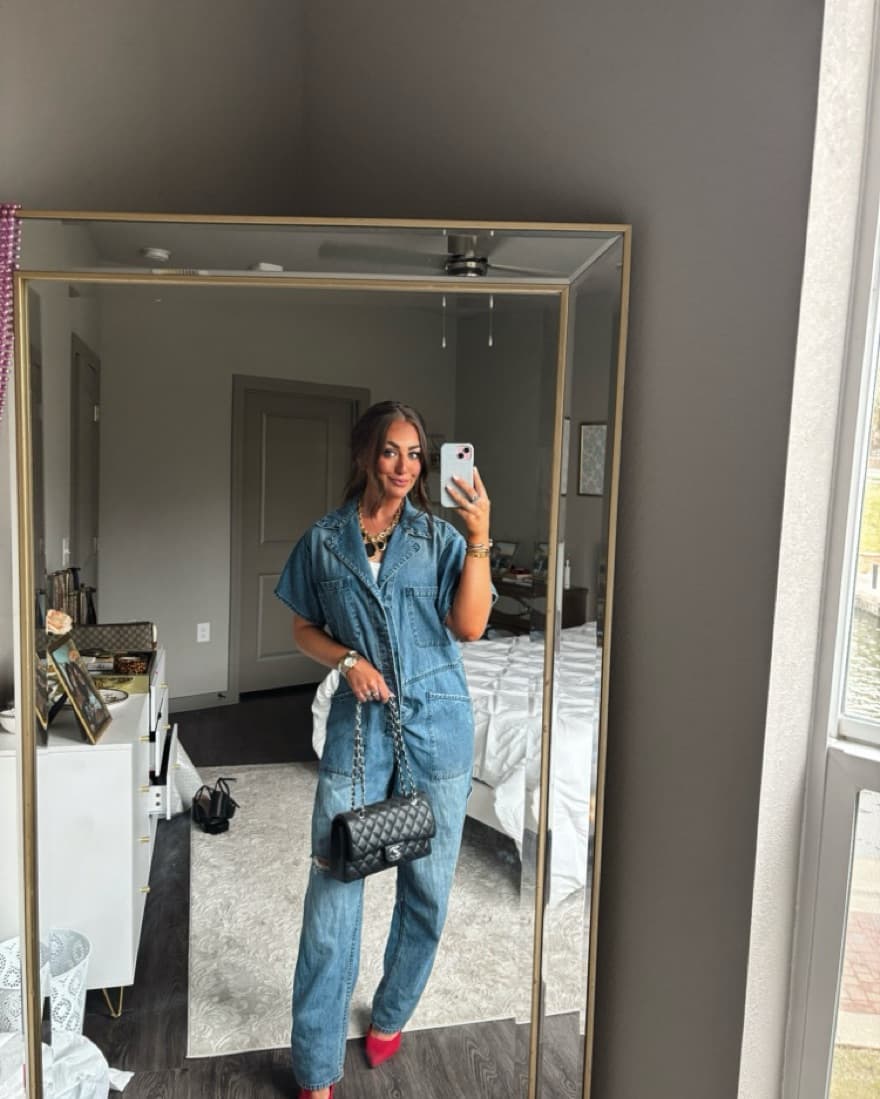 Denim Jumpsuit - Image 1