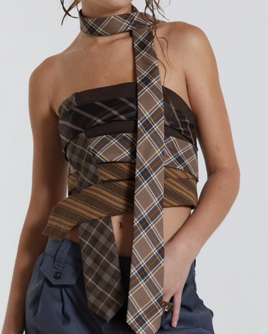 Jaded London Tie Shirt - Image 2