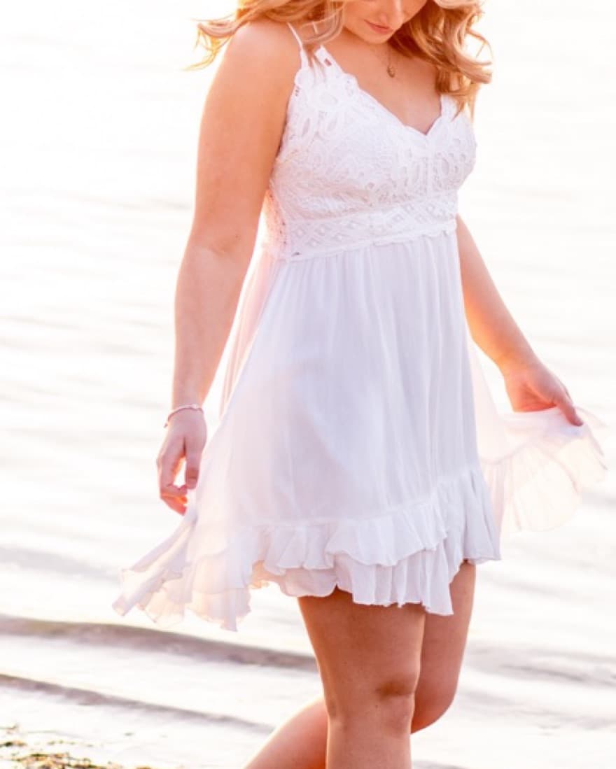 White summer Dress - Image 2