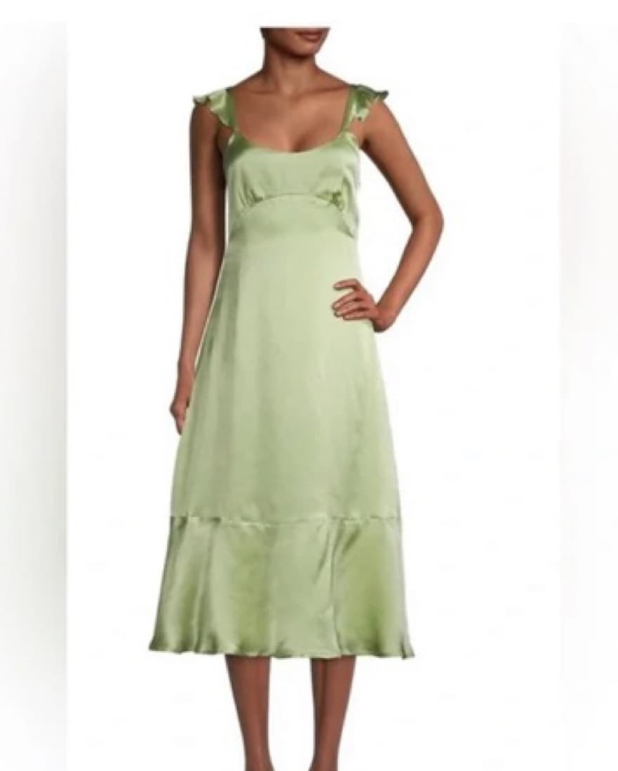 Roller Rabbit Green Midi Dress - Image 1