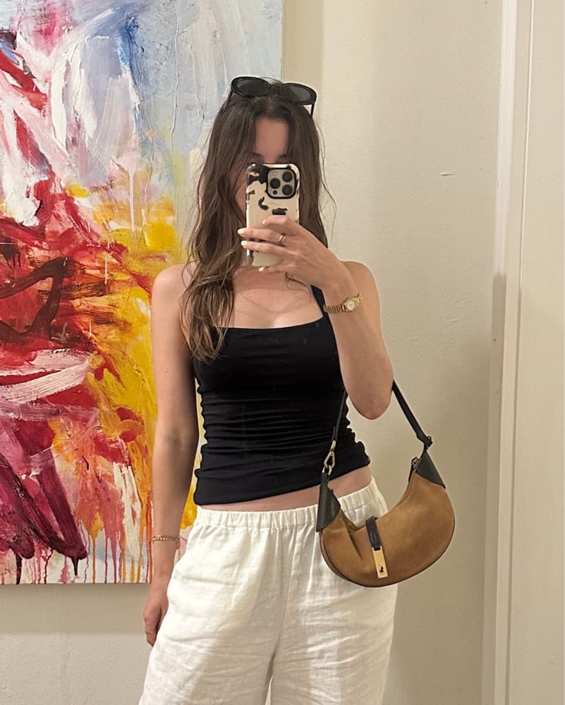 Aritzia Black Contour Halter  - Image 1