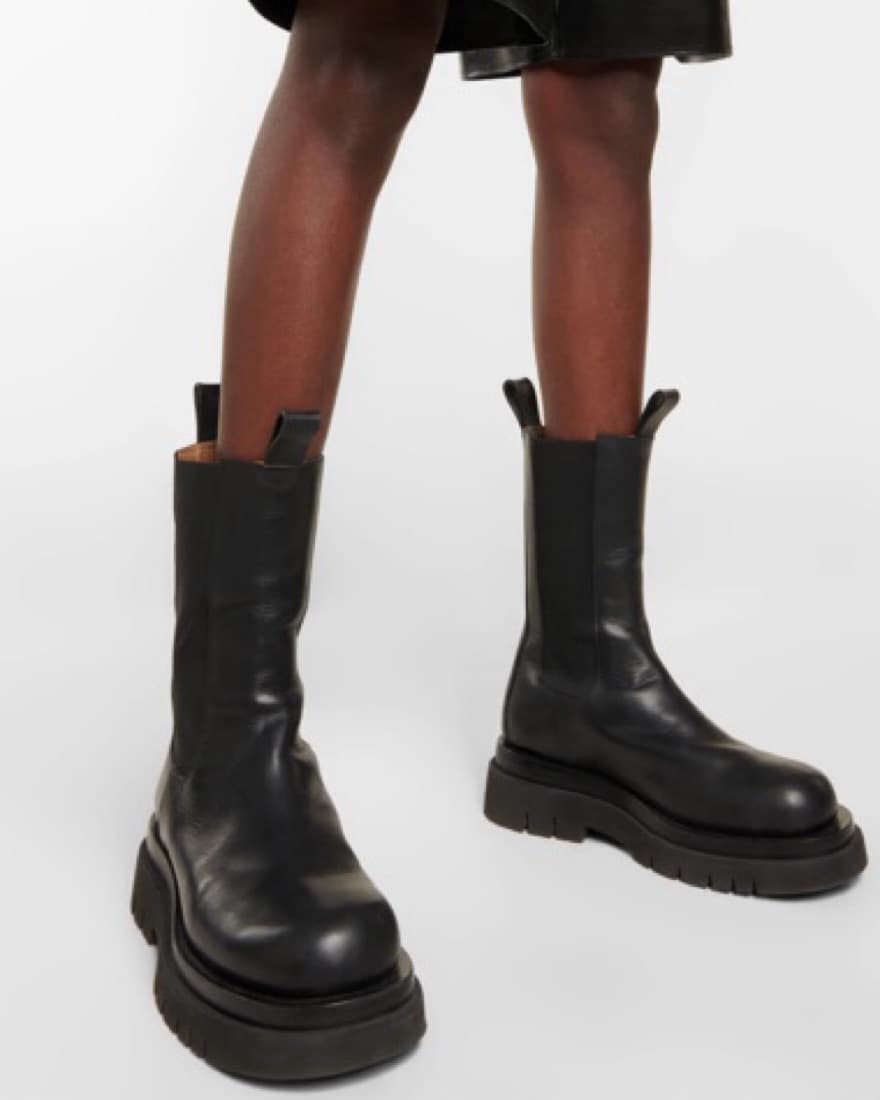 BOTTEGA VENETA Lug leather ankle Boots - Image 4