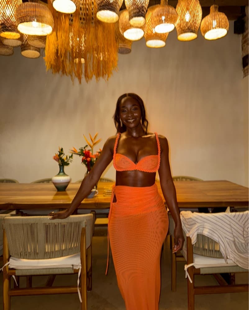 Melani The Label Orange Saira Set - Image 3