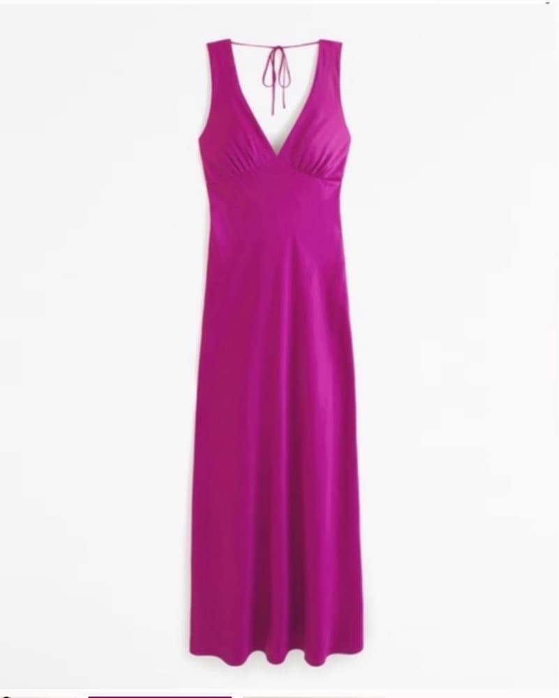 Abercombie Pink Maxi Dress - Image 2