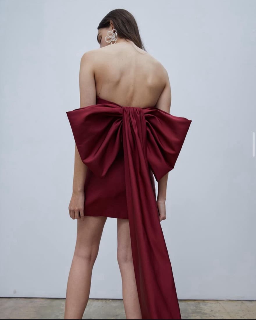 Tanya Taylor Bow Dress - Image 1