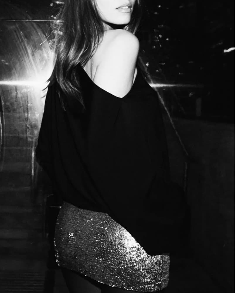 Sequin Contrasting Mini Dress - Image 4