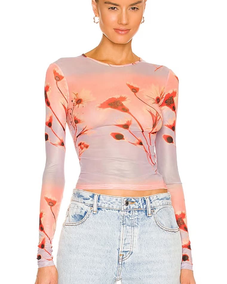 Miaou Long Sleeve Top Sunrise - Image 4