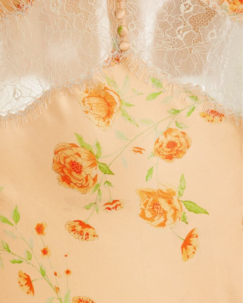 DE LA  VALI Pavlova Lace-Trimmed Maxi  - Image 5