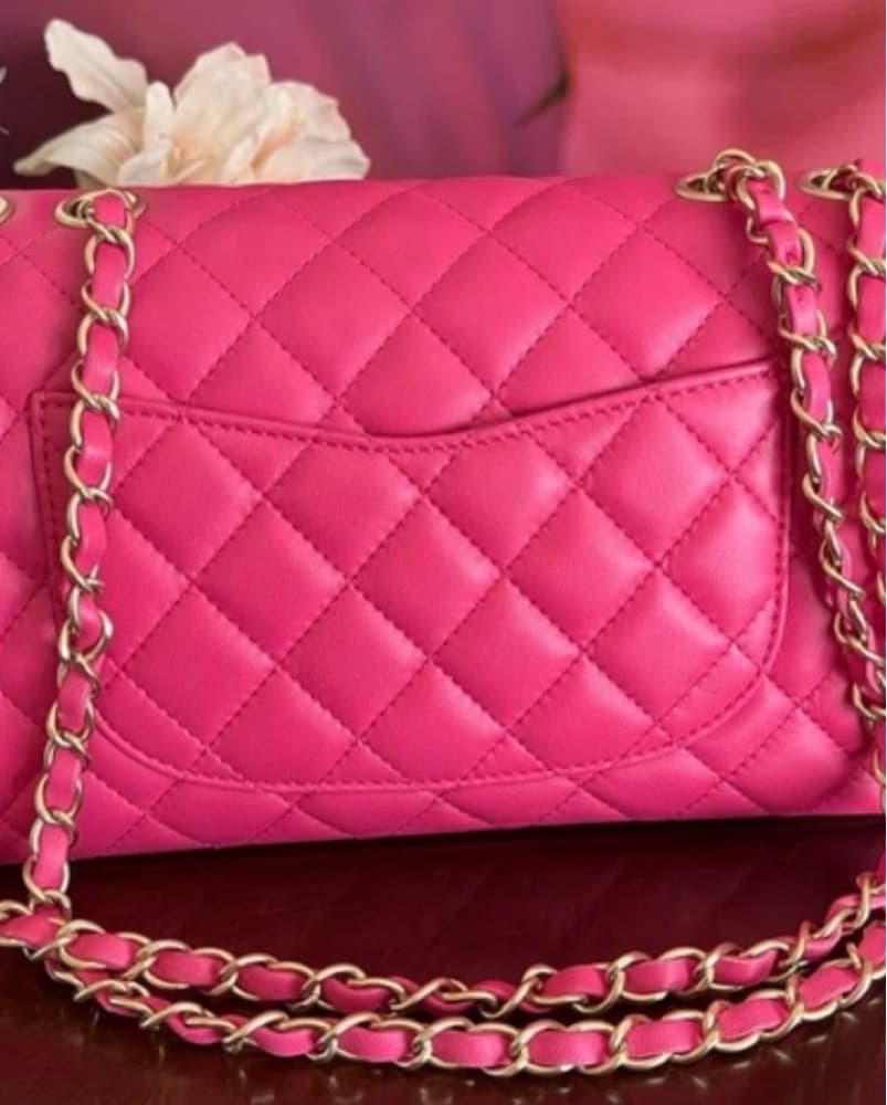 Chanel Hot Pink Medium Lambskin Bag - Image 2