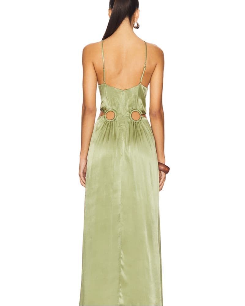 Elegant Halter Neck Maxi Dress - Image 3