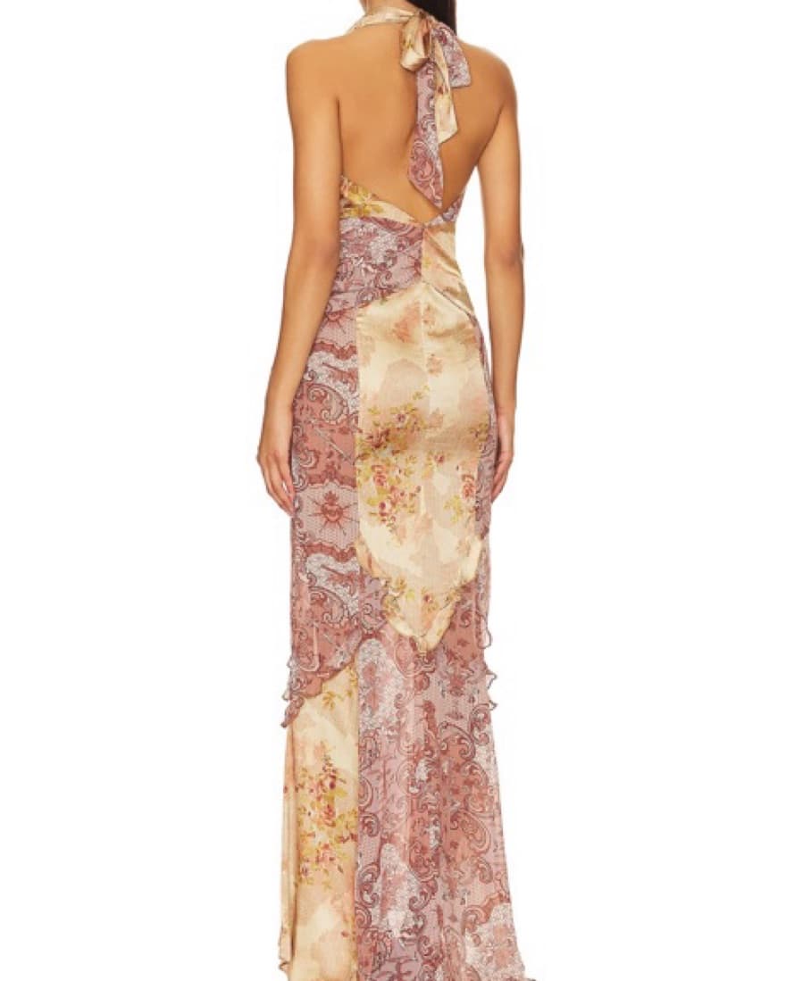LOBA Aurora Maxi Dress In Mauve - Image 3