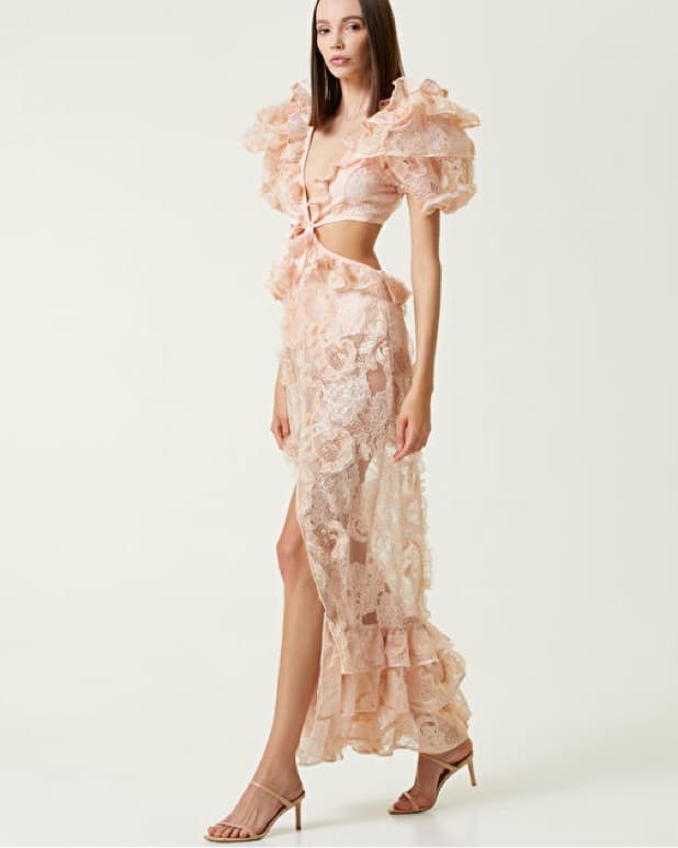 For Love & Lemons Lace Cutouts Dress S - Image 1
