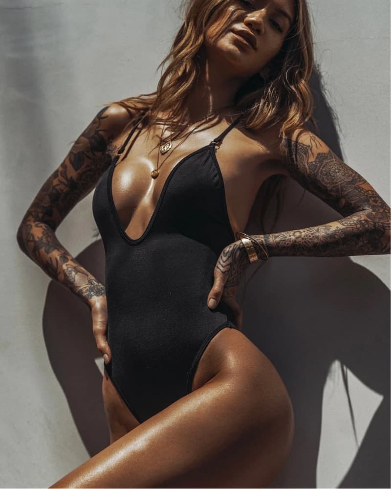 Gooseberry Black Onepiece Swimsuit - Image 4