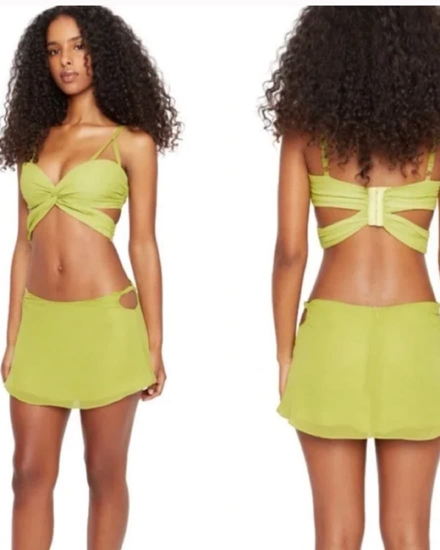 Danielle Guizo Green Skirt Set - Image 1