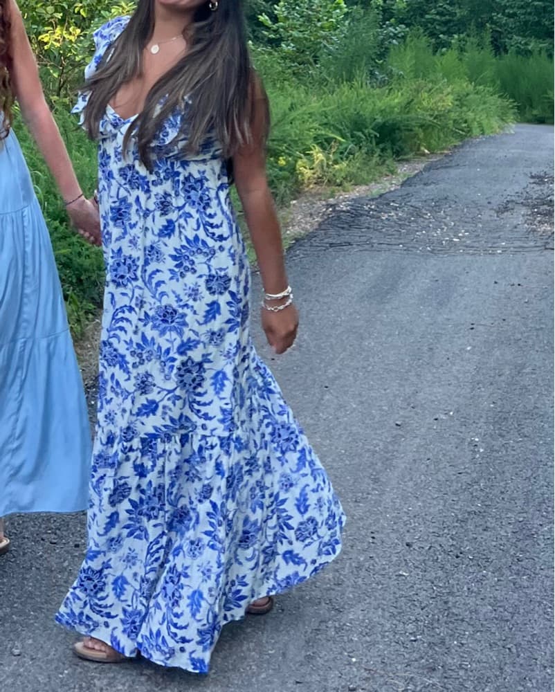 Mango Floral Maxi Dress - Image 2