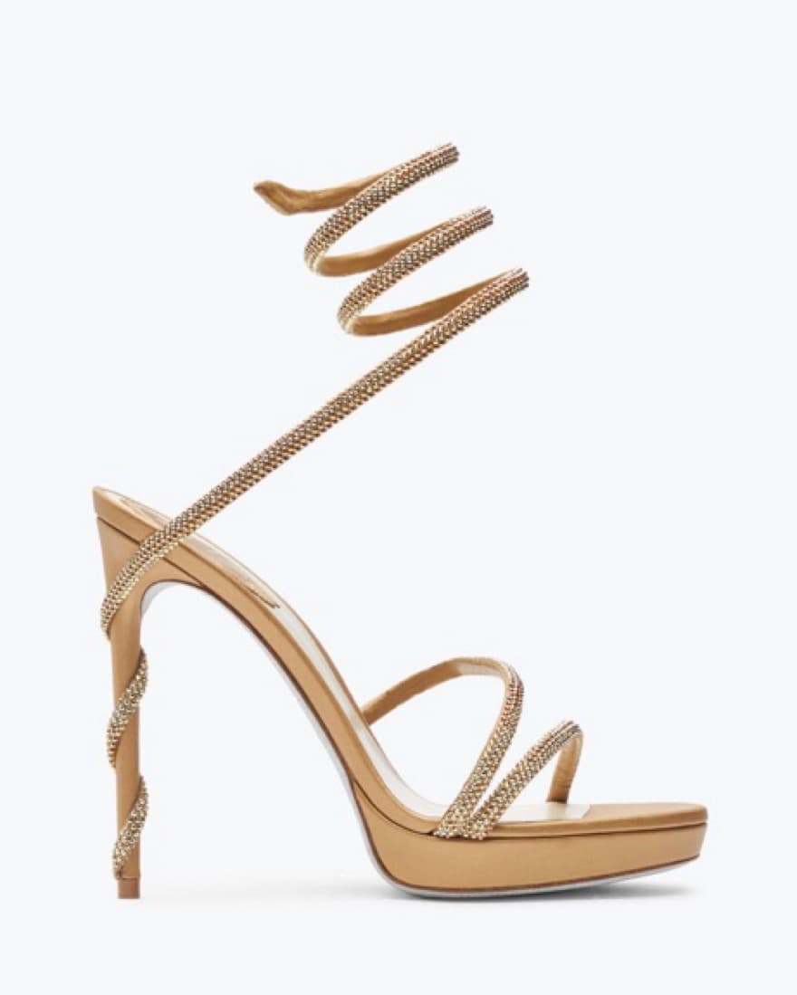 Gold Platform Heels  - Image 2
