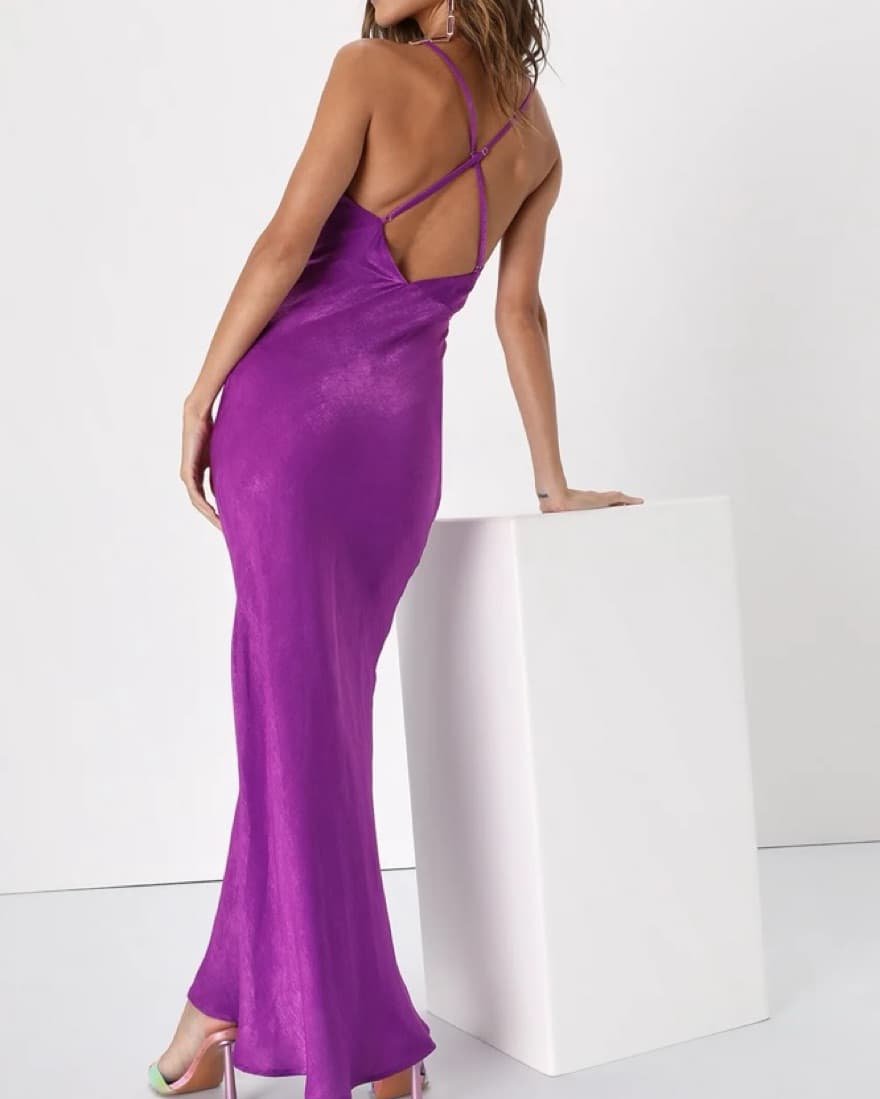 Purple Formal Lulus Dress - Image 6