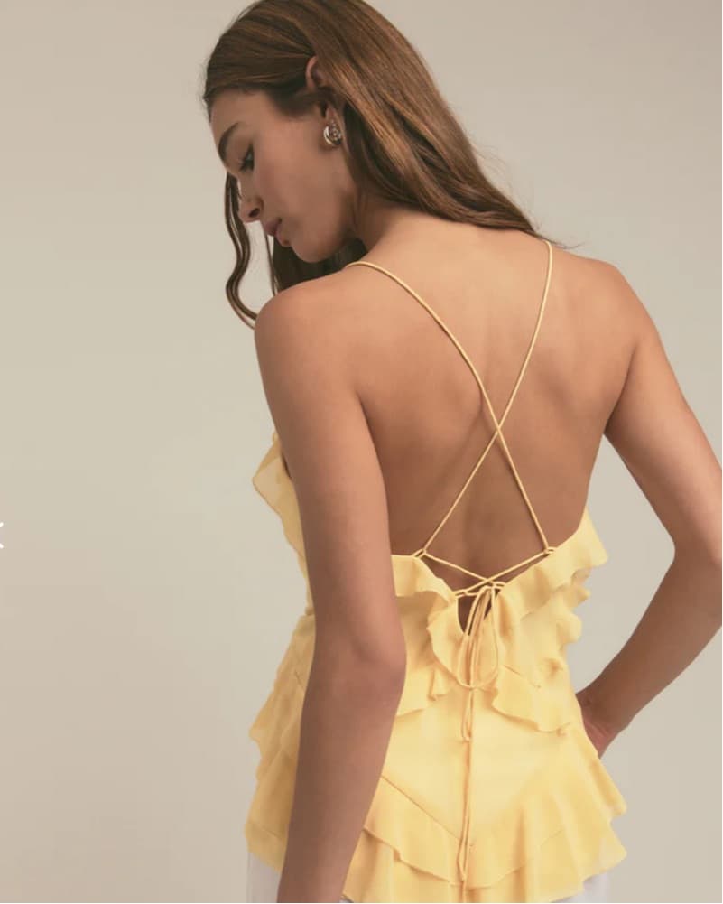 Favorite Daughter Butter Yellow Top - Image 4