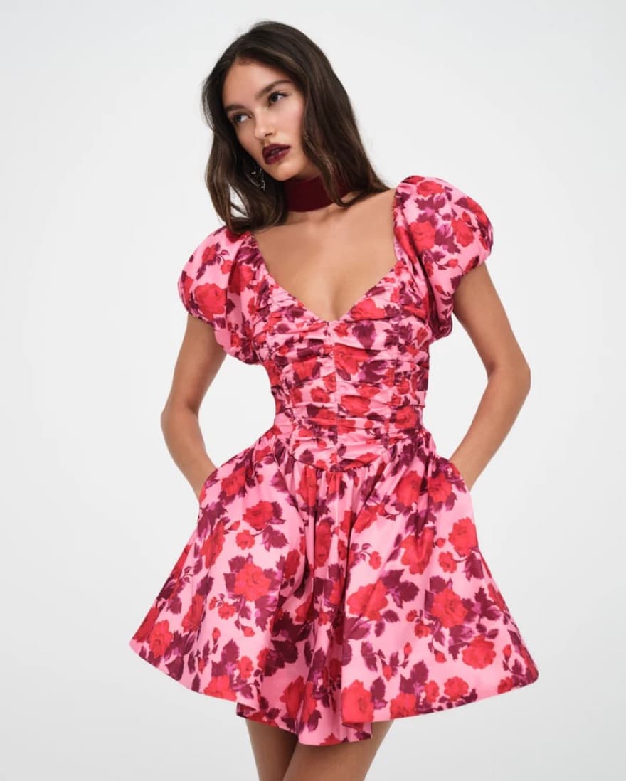 For Love & Lemons Lissa Mini Dress - Image 1