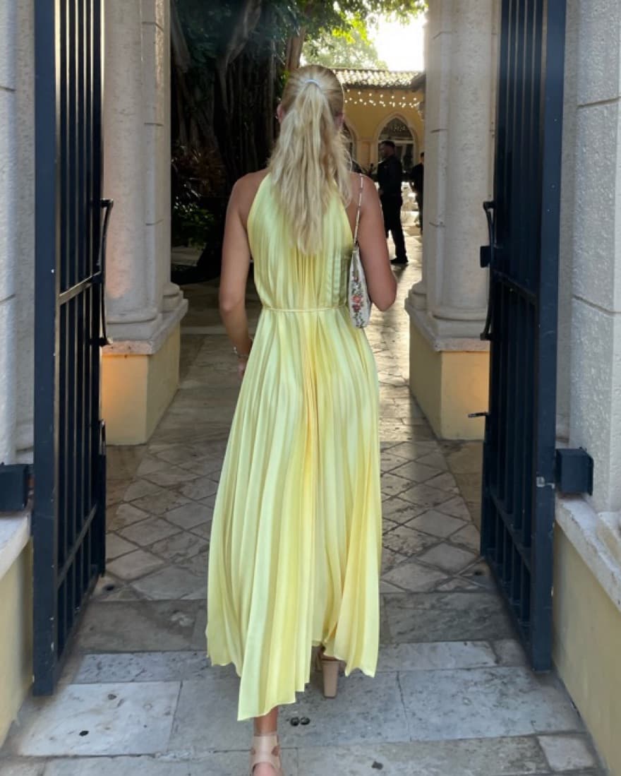 Yellow Maxi Formal Dress - Image 2