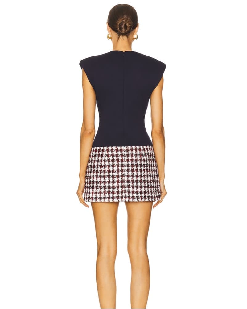 Ronny Kobo Houndstooth Dress - Image 3