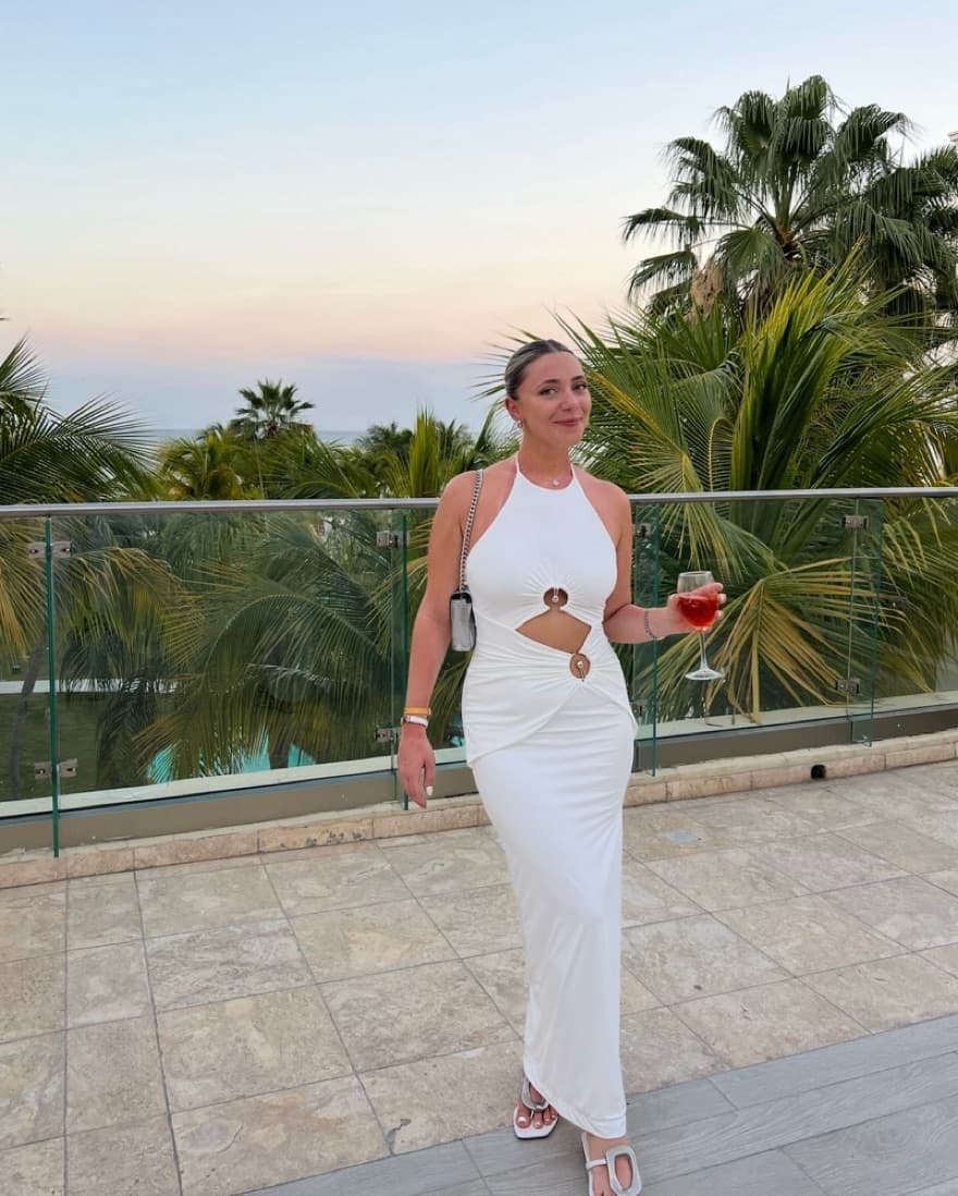 Revolve White Maxi Dress - Image 1