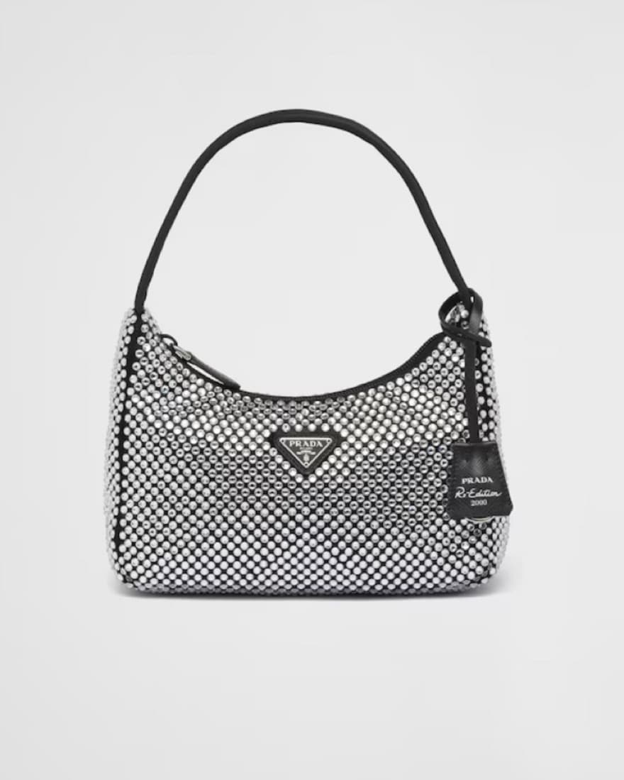 Prada Crystal Re-Edition 2000 Mini Bag - Image 1