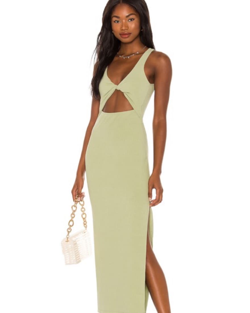 Sage Green L Space Dress!  - Image 1
