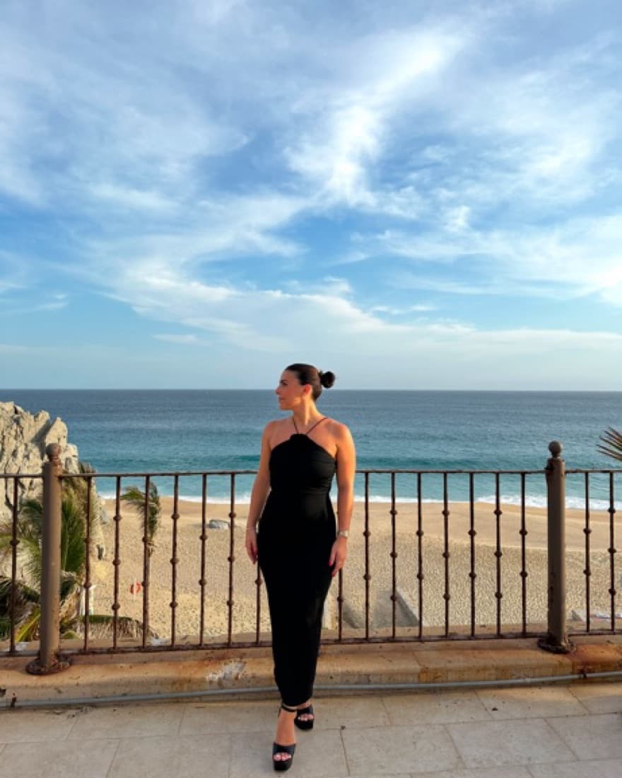 Black Maxi Dress- Rose Detachable  - Image 1