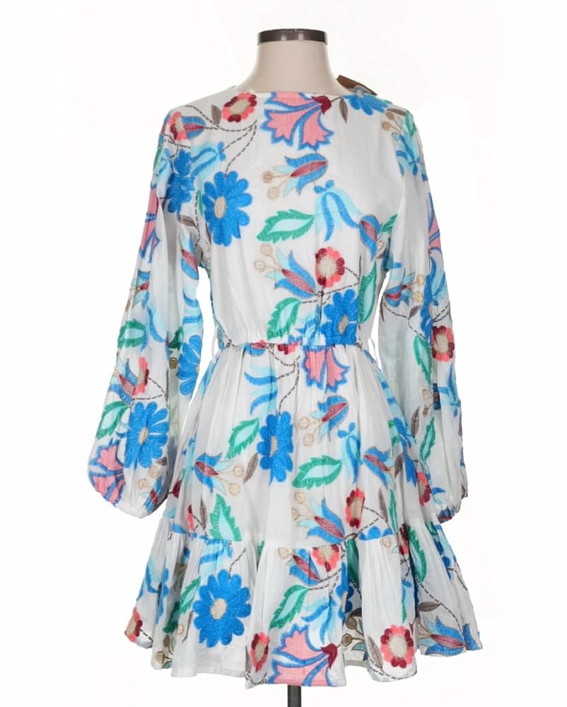 Oliphant Flirty Short Dress in Monet - Image 2