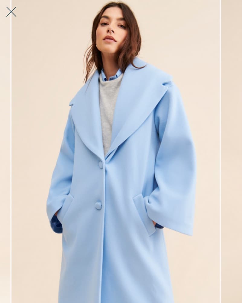 Baby Blue Trench - Image 1