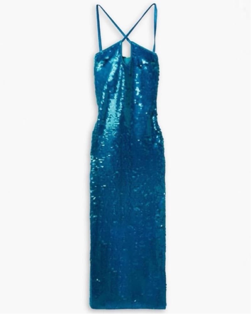 Cult Gaia Blue Sequince Dress /Gowm - Image 2