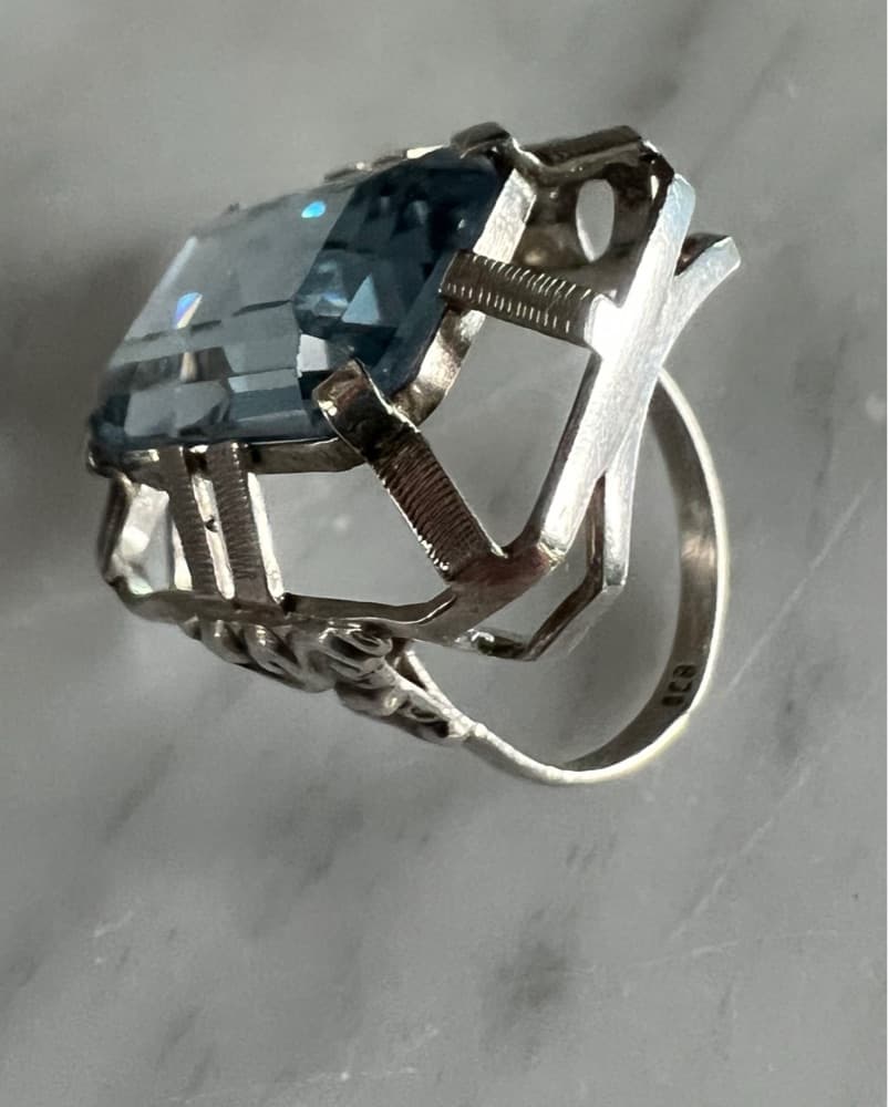 Art Deco Cocktail Ring - Image 3