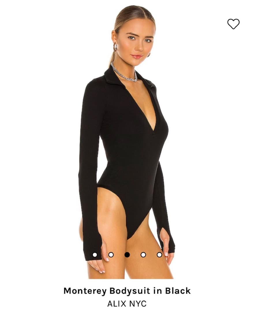 Alix NYC Monterey Bodysuit in Black - Image 4